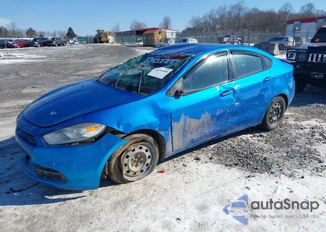 2016 Dodge Dart Se z USA, uszkodzony, nr VIN 1C3CDFAA1GD549239